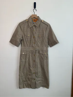 Tory Burch Geometric Print Ryder Shirt Dress thumbnail 2