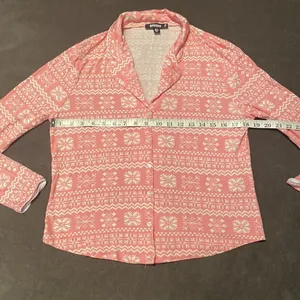 Missguided Women’s Pink Long Sleeve Pajamas Size 4 NWOT thumbnail 3