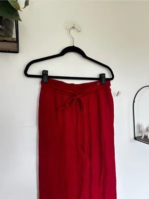 NWOT State of Day Red Pajama Pants Size Small‎ thumbnail 3