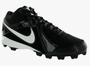 Nike Black/White MVP Keystone Low Le Cleats -7.5(women’s 9) thumbnail 1