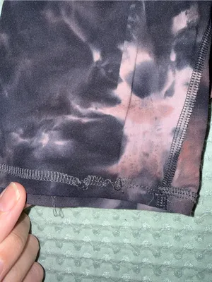 Lululemon Align Bikers *Diamond Dye Diamond Dye Graphite Grey Pink Pastel thumbnail 2