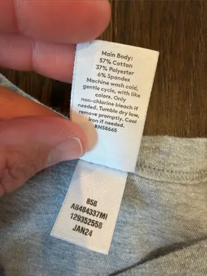 Abound Light Gray Cropped Short Sleeve Tee Size Medium - C27-174 thumbnail 4