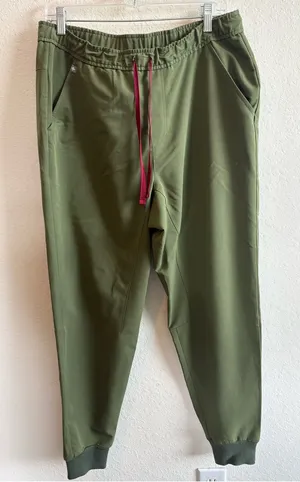 FIGS Green scrub pants size large thumbnail 1
