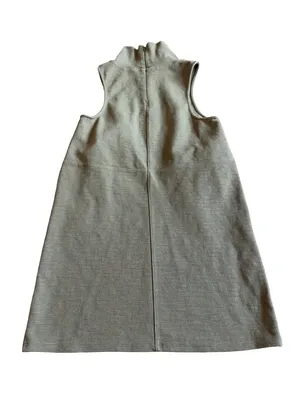 Free People Olive Green Mock Neck Sheath Dress Sleeveless Stretch Size Small thumbnail 7