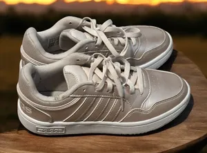 Adidas Hoops 3.0 Low Rose Gold 6.5 Women Metallic Sneakers Casual thumbnail 1