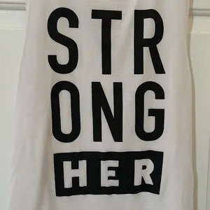 Bella Canvas White StrongHer Tank thumbnail 2