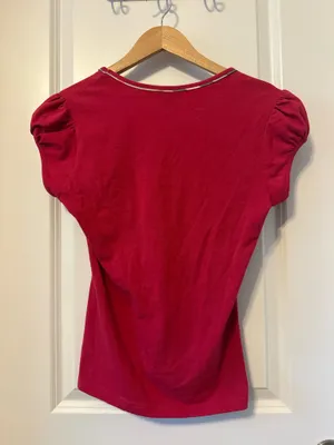 Burberry Fuchsia Short Sleeve Tee thumbnail 2