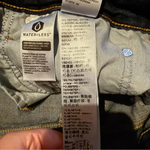 Levi's 721 High‎ Rise Skinny Jeans Dark Wash Sz 32 Plus thumbnail 8