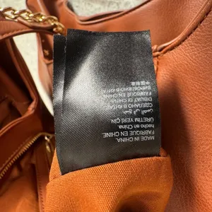 Bebe Colette Triple Entry Hobo Cognac Brown Shoulder Bag Chain Whlpstitch Slouch thumbnail 12