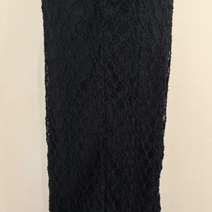 NICHOLAS Raina Strapless Corset Lace Midi Dress Black Slit 6 Revolve Prom‎ Hoco thumbnail 8