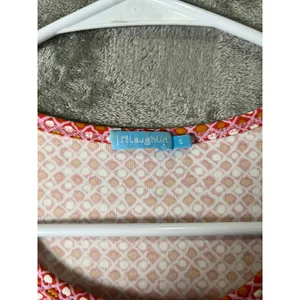 J. McLaughlin Side Knot‎ Dress Catalina Cloth Small Short Sleeve Pink Orange thumbnail 5