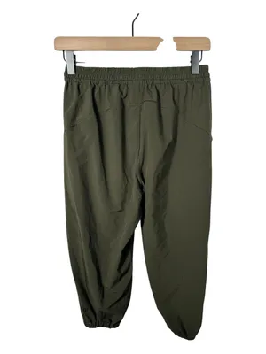 Lululemon Keep It‎ Classic Crop 23” Dark Olive Jogger Pants Women’s Size 4 thumbnail 4