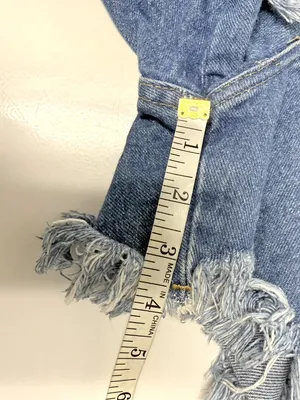 Wrangler Reworked Ultra High-Rise Frayed Denim Shorts thumbnail 13