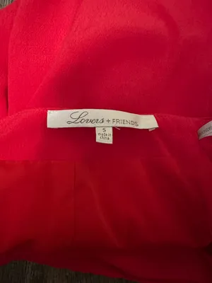 Lovers + Friends Red Skirt thumbnail 3