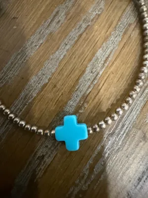 Enewton signature cross stretch bracelet thumbnail 2