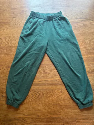 Green Cuffed Hollister Sweatpants thumbnail 1