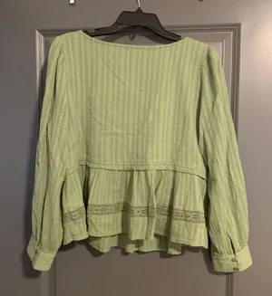 Outfitters Green BabyDoll Top thumbnail 3