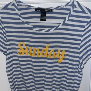 Rebel Sugar Blue White Striped Sunday Size M thumbnail 2