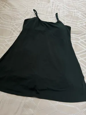 OVRUNS Women's Tennis Dress Built-in Bra & Shorts Exercise Workout Golf Athletic Dress with Pockets thumbnail 4