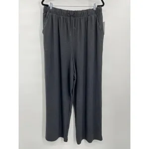 Old Navy Womens Active Go Dry Heather Dark Gray Wide Leg Stretchy Pants XL Tall thumbnail 14
