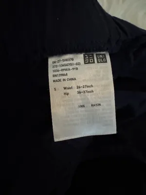 Uniqlo Navy Lightweight Pants thumbnail 2