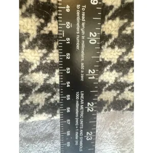 BANANA REPUBLIC Black/White houndstooth Wool Coat Cape Small thumbnail 13