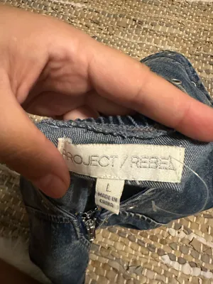 Denim crop top Size L thumbnail 2