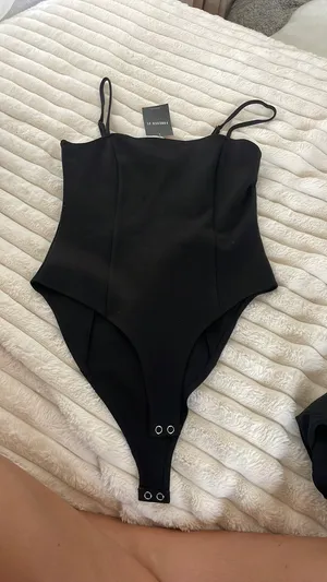 Forever 21 Knit Black Bodysuit thumbnail 2