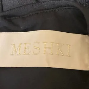 Meshki Black High Neck Cutout Long Sleeve Mini Bodycon Pencil Sweater Dress XS thumbnail 3