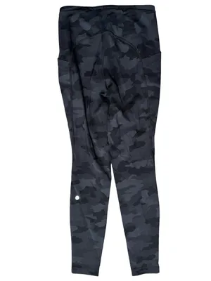 Lululemon Women’s Size 6 Black Gray Camo High Rise Fast & Free Leggings thumbnail 5