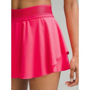 Lululemon Court Rival High-Rise Skirt Lip Gloss Pink Size 10 Golf Tennis Skirt thumbnail 3