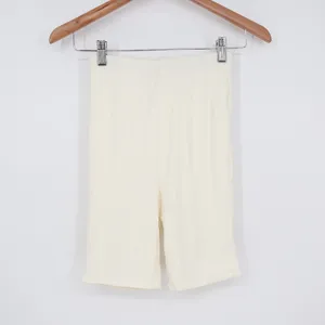 Naked Wardrobe Baby Mama Maternity Biker Shorts XL Cream Off White thumbnail 2