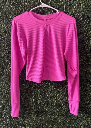 FP MOVEMENT by FREE PEOPLE Tempo Knotty By Nature UV Protection Long Sleeve TOP thumbnail 2