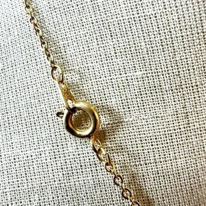 Gold tone faux diamond cross pendant necklace thumbnail 8