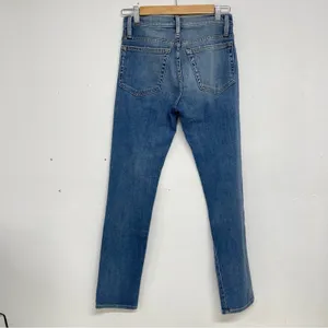 Frame Le Boy High Rise Straight Leg Jeans Womens 24 Boyfriend Medium Wash Blue thumbnail 5