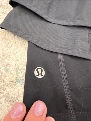 lululemon Run Speed Squad Skirt Skort W8291S Black Size 10 thumbnail 5
