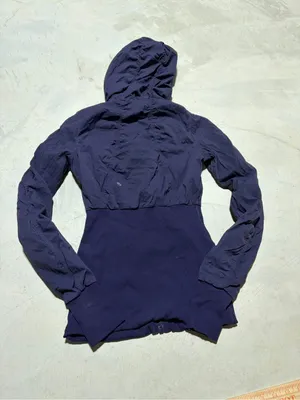 Lululemon Hooded Women's dance studio reversible Zip-Up Jacket purple 4 thumbnail 10