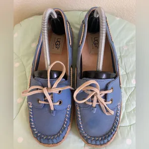 UGG Blue Chivon Shoes Womens size 6 thumbnail 3