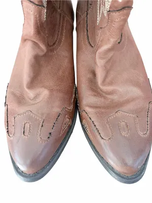 Coconuts by Matisse Bandera Faux Leather Brown Cowboy Western Boots size 8.5 thumbnail 4
