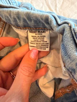 Velvet Heart Dezi Mid Rise Straight Leg Jeans 27 Light Wash Raw Hem Front Seam thumbnail 3