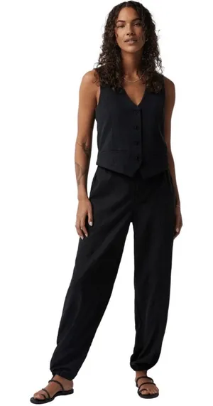 Vuori Black Lyocell Coastline Versatile Performance Jogger Pants Sz.M thumbnail 1