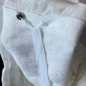 J.Crew Collection White Linen‎ Eyelet Embroidered Button Down Shirt Camisole 6 thumbnail 3