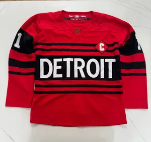 Adidas Reverse Retro 2.0 Detroit Red Wings Dylan Larkin #71 Jersey Size 46 thumbnail 1