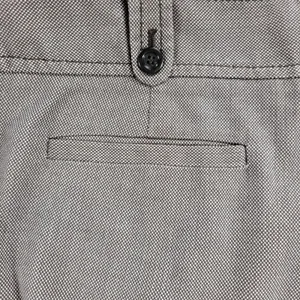 Ann Taylor Womens Dress Pants 12 Brown Textured Wide Leg Career Ankle Trouser thumbnail 2