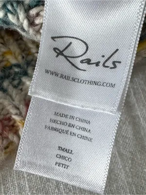 Rails Sybil White Space Dye Sweater - Small thumbnail 10