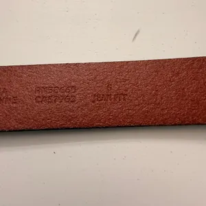 Treasure and Bond Oval Decrotive Buckle Leather Belt thumbnail 3