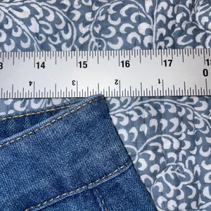 NiMin Women Medium Wash Wide Leg High Waisted Denim Jeans thumbnail 9