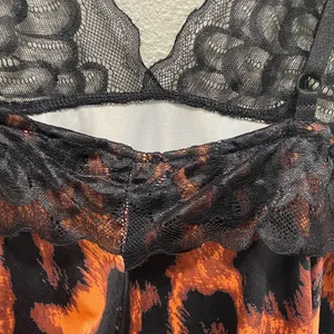 Leopard Print Lace Trim Cami thumbnail 3