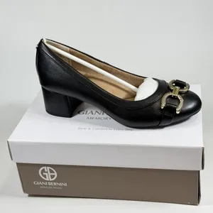 Giani Bernini Size-6M Shoes Ameriee‎ Dress Black Memory Foam Block Heel thumbnail 2