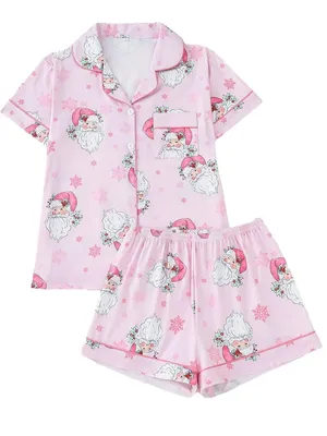 Pink Christmas set pjs thumbnail 1